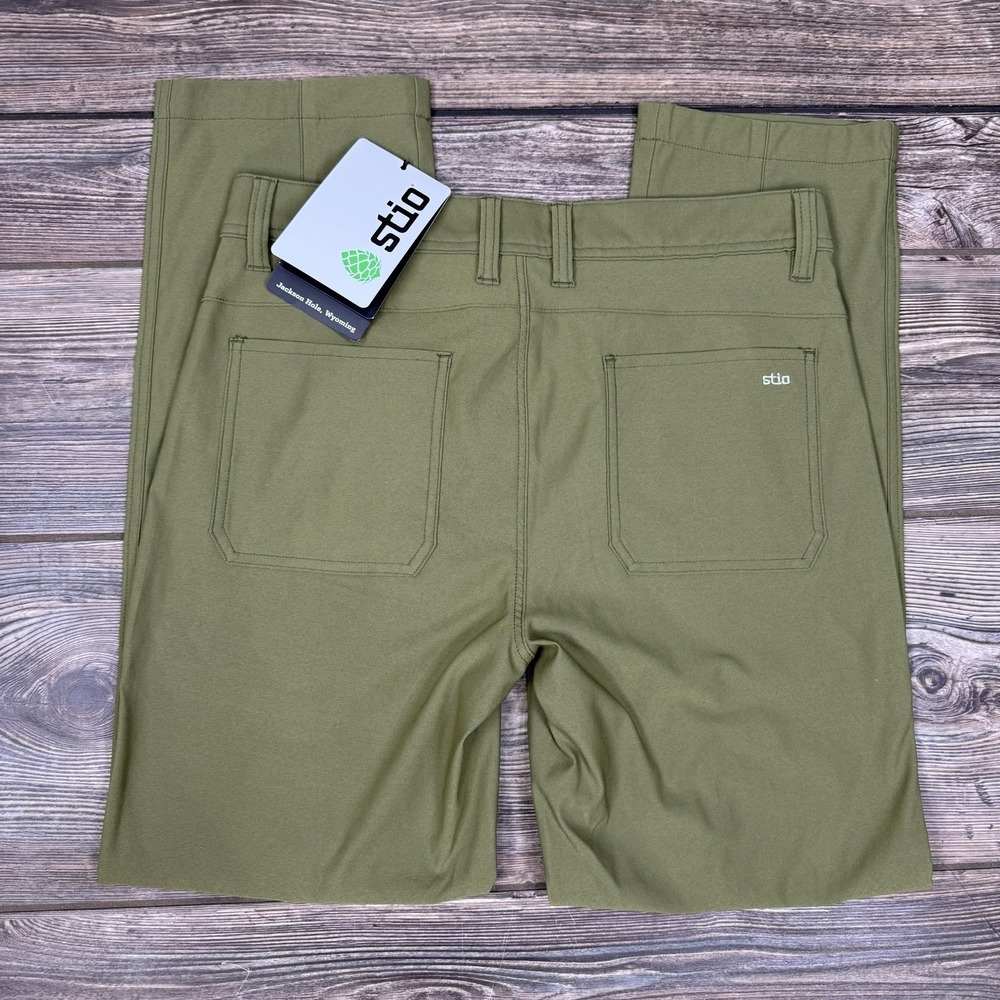Stio Women's Coburn Slim Straight Outdoor Hiking Pants Mountain Thyme Size 8 New - Picture 11 of 12